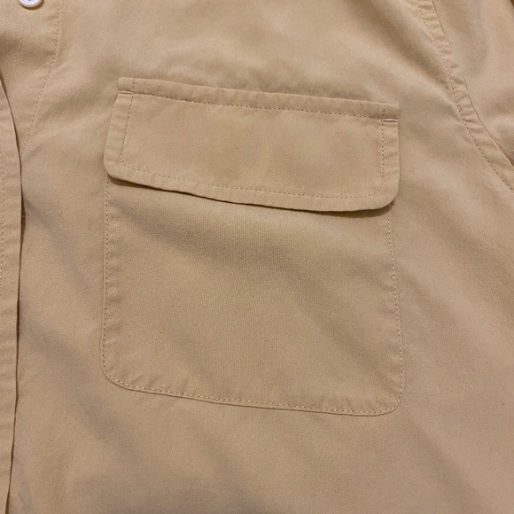 Everlane Utility Silk Shirt Size 8 - Picture 4 of 8